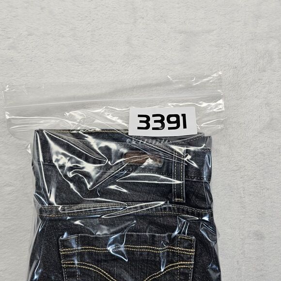 Calvin Klein Skinny Stretch Jeans Pockets Black Washed Denim Womens Sz 6 (31x30) - Picture 14 of 14